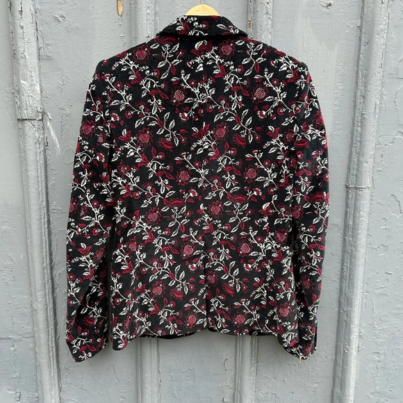 Michael Kors botanical velvet blazer, size 4 - Picture 5 of 11